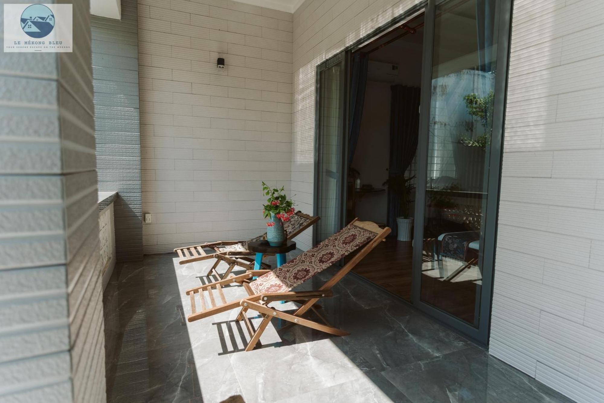 Le Mekong Bleu Apartment Ben Tre Bagian luar foto