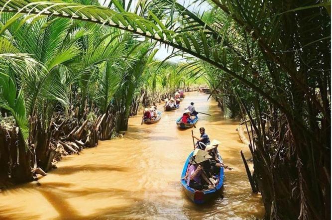 Le Mekong Bleu Apartment Ben Tre Bagian luar foto
